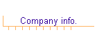 Company info.